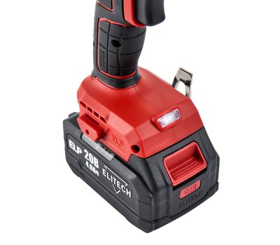  Аккумуляторная ударная дрель-шуруповерт бесщеточная ELITECH ДА 20УБЛ2 (E2201.047.02) 205680, фото 4 