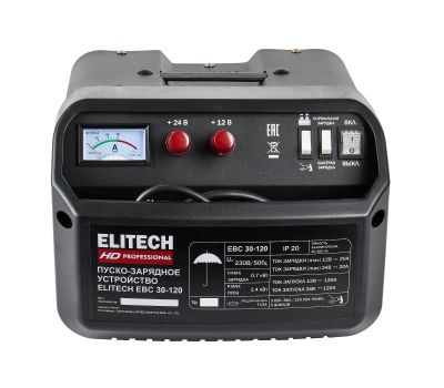  Пуско-зарядное устройство ELITECH HD EBC 30/120 206811, фото 2 