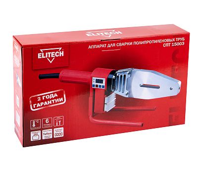  Аппарат для сварки полипропиленовых труб ELITECH СПТ 1500Э (E1704.005.00) 204463, фото 10 