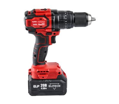  Аккумуляторная ударная дрель-шуруповерт бесщеточная ELITECH ДА 20УБЛ2 (E2201.047.02) 205680, фото 1 