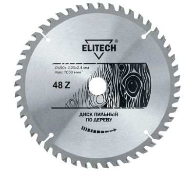  Диск пильный ELITECH 1820.053900 187766, фото 2 