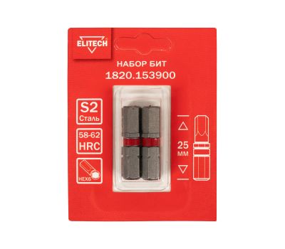  Набор бит ELITECH 1820.153900 204298, фото 1 