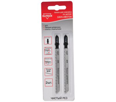  Пилка для лобзика ELITECH 1820.084700 190381, фото 1 