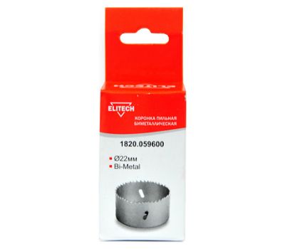  Коронка пильная ELITECH 1820.059600 187930, фото 2 
