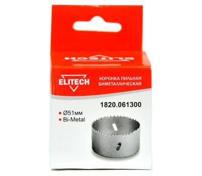  Коронка пильная ELITECH 1820.061300 187947, фото 1 