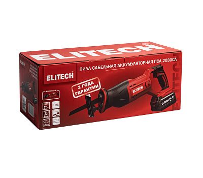  Пила сабельная аккумуляторная ELITECH ПСА 2030СЛ (E2206.026.01) 204517, фото 7 