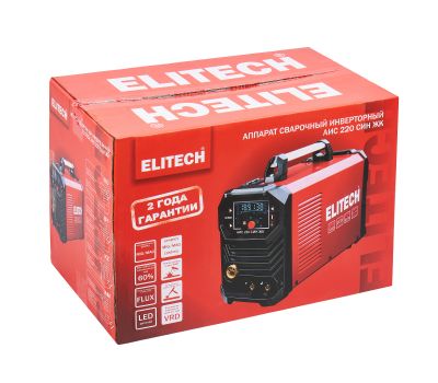  Сварочный инвертор ELITECH Стандарт АИС 220 СИН ЖК 204750, фото 9 