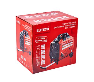  Генератор бензиновый инверторный ELITECH БИГ 3500РМК 210598, фото 10 