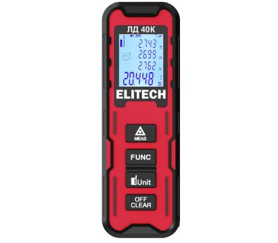  Дальномер лазерный ELITECH Стандарт ЛД 40К (E0301.004.00) 209205, фото 1 