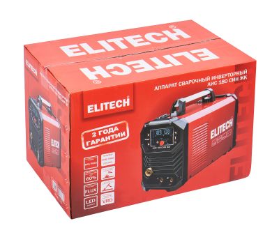 Сварочный инвертор ELITECH Стандарт АИС 180 СИН ЖК 204749, фото 9 