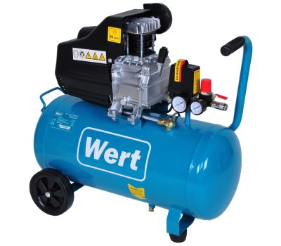  Компрессор коаксиальный масляный WERT AC 300/50 (W0503.002.00) 191978, фото 1 