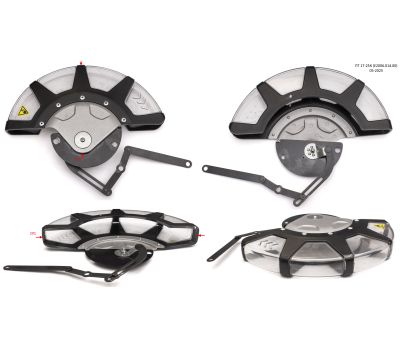  Крышка кожуха в сборе ПТ 17-25К (E2006.014.00) Elitech 1105.232000 211467, фото 1 