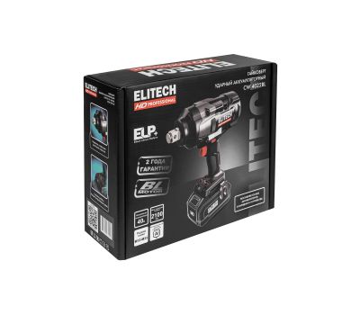  Аккумуляторный ударный гайковёрт ELITECH HD CW 4022BL (E2201.073.00) 210303, фото 7 