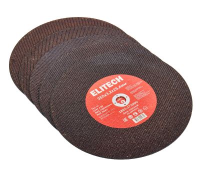  Диск отрезной 355х3,2 сталь ELITECH 1820.173900 205574, фото 1 