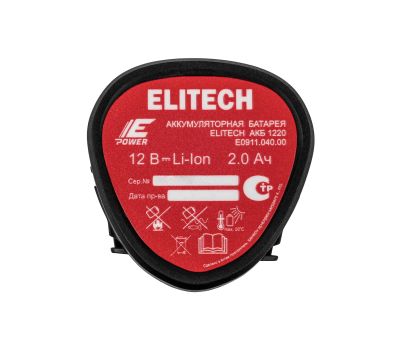  Батарея аккумуляторная ELITECH АКБ 1220 (E0911.040.00) 205819, фото 2 