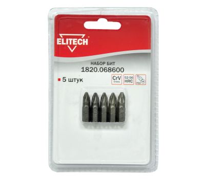  Набор бит ELITECH 1820.068600 189236, фото 1 