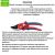  Секатор с плавным регулируемым захватом плоскостной ELITECH Garden PB 03, фото 2 