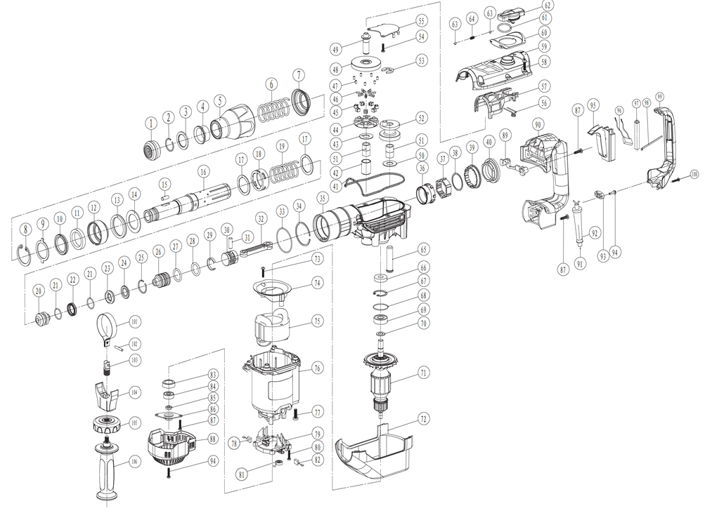 Взрывная схема vaillant max