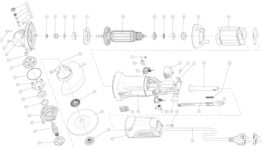 Взрыв схема elitech t52p